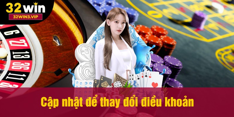 Cập nhật để thay đổi điều khoản